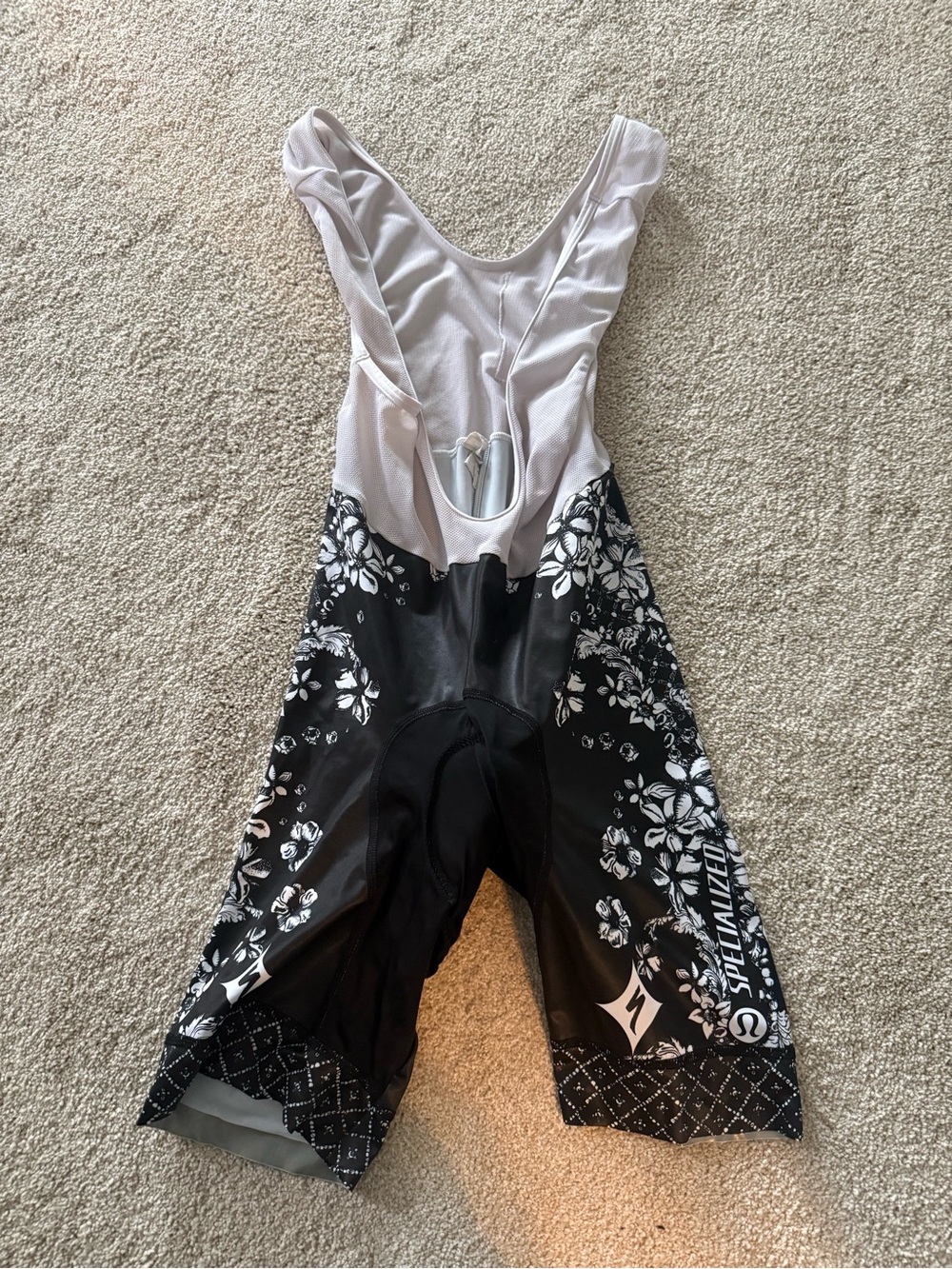 lululemon athletica x Specialized Black & White Bib Shorts